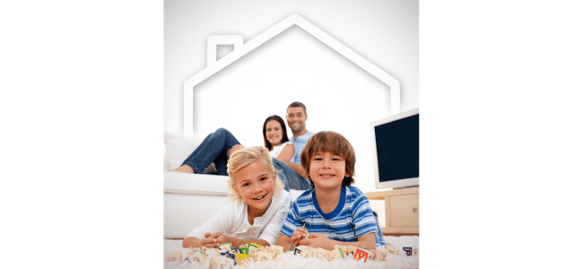 Family-In-House-Under-New-Roof