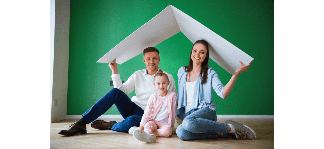 Maryland-Family-Holding-Roof-Overhead